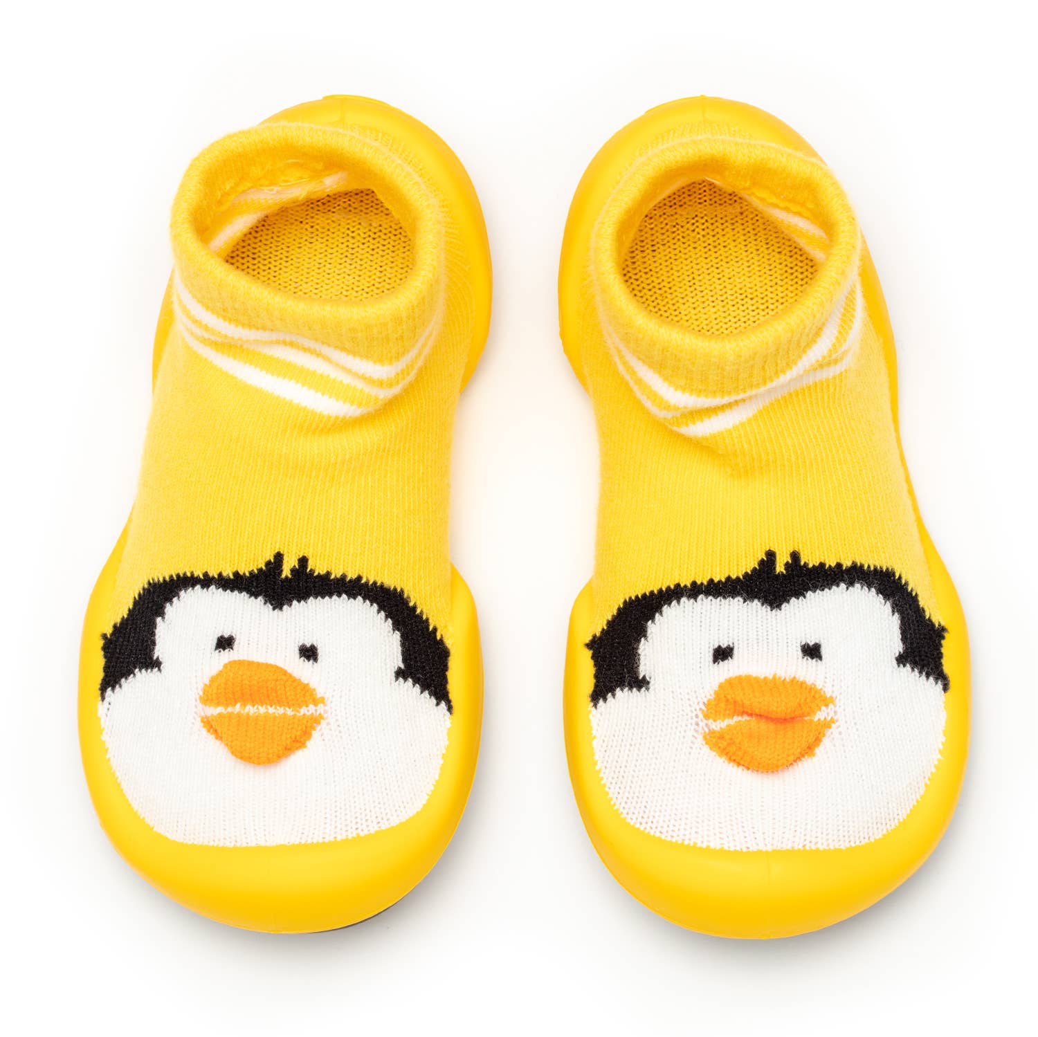 Komuello first walker baby sock shoes - Penguin - Yellow Komuello