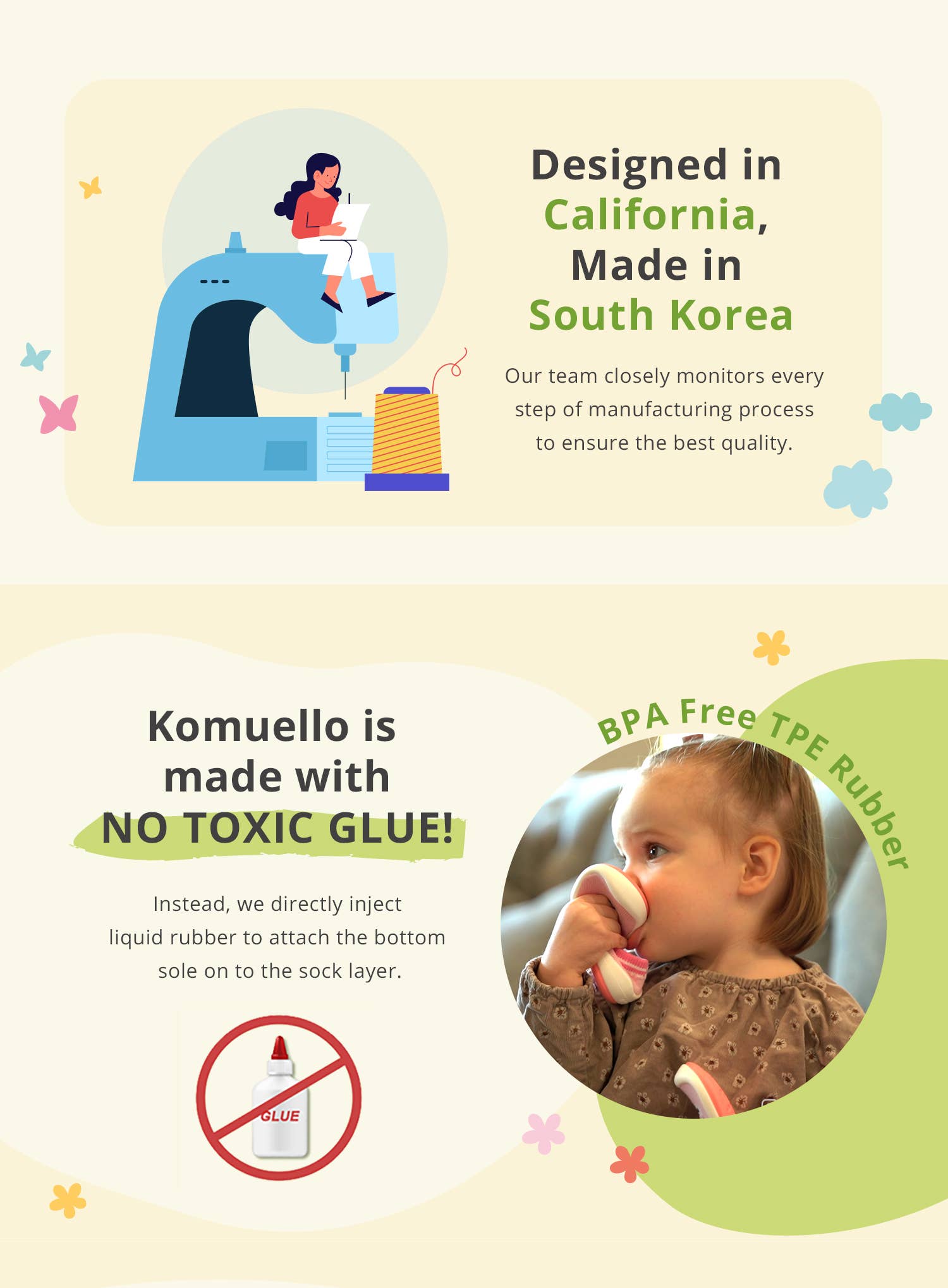 Komuello - Komuello first walker baby sock shoes - Train Komuello