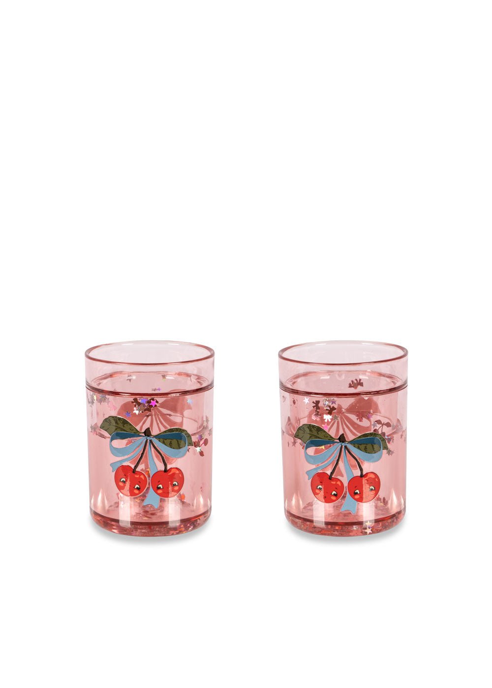 Konges Sløjd 2 Pack Glitter Cups - Cherry Bow Konges Sløjd