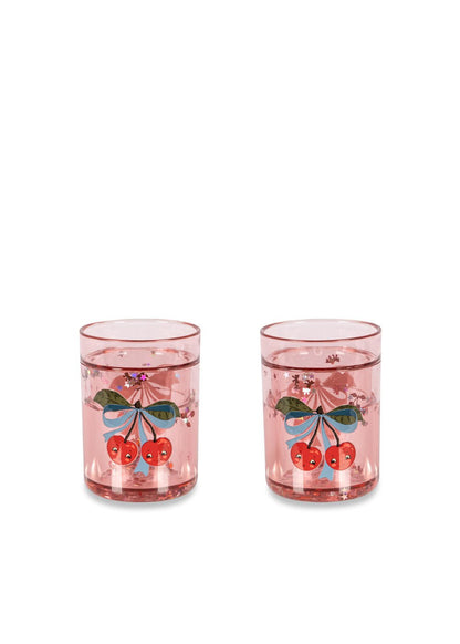Konges Sløjd 2 Pack Glitter Cups - Cherry Bow Konges Sløjd