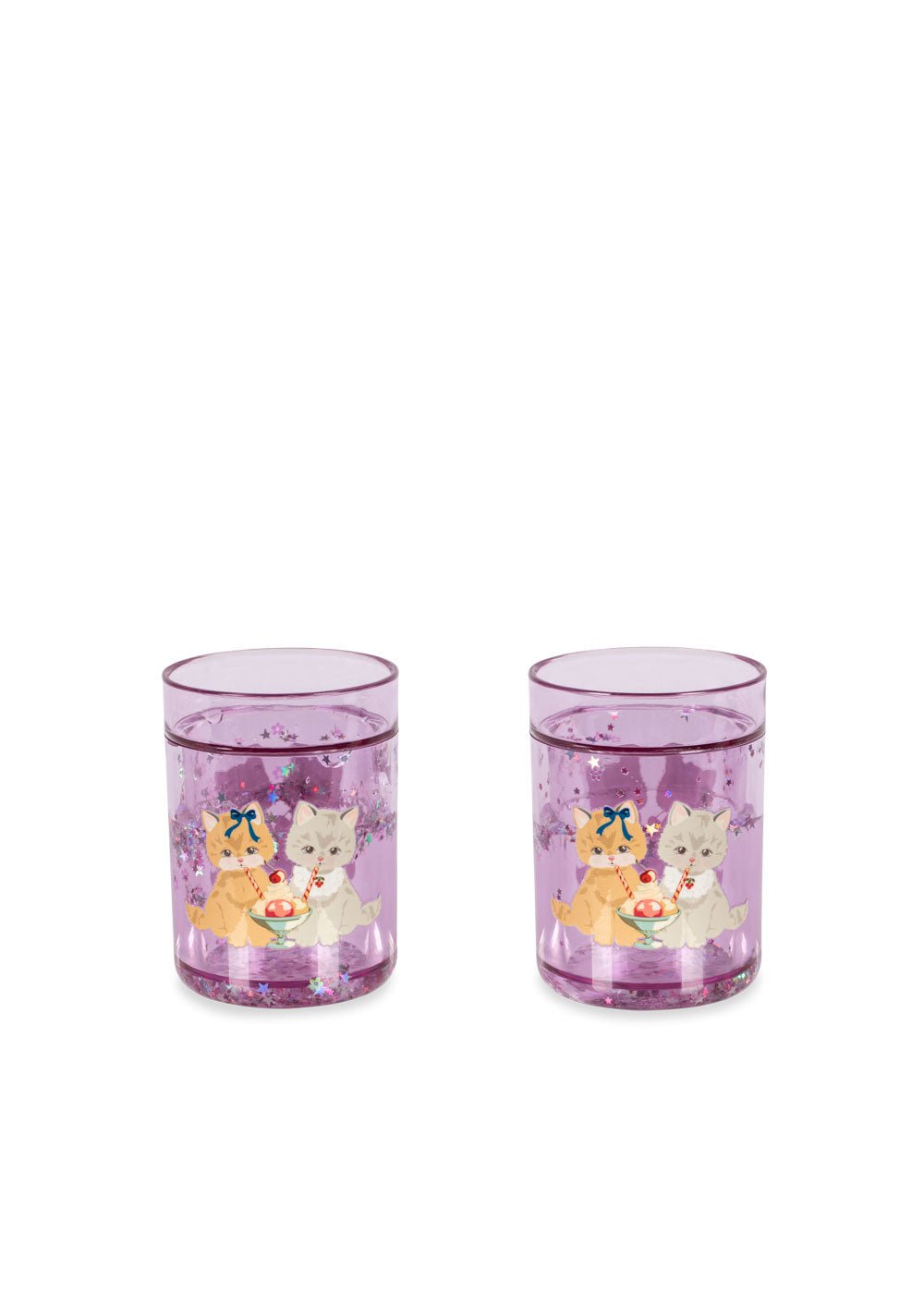 Konges Sløjd 2 Pack Glitter Cups - Kitty Gelateria Konges Sløjd