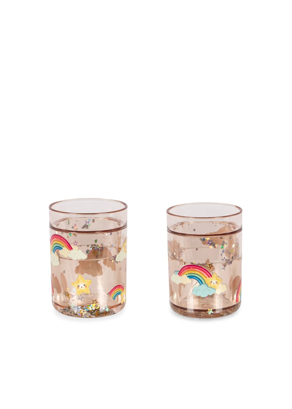 Konges Sløjd 2 Pack Glitter Cups - Rainbow Konges Sløjd