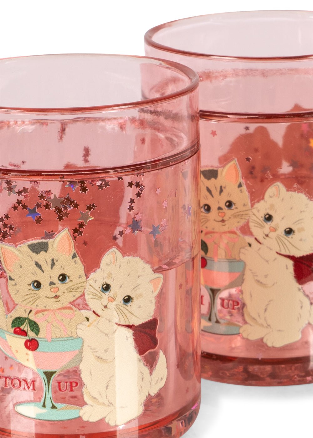 Konges Sløjd 2 Pack Glitter Cups - Rose Cat by Konges Sløjd