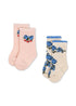 Konges Sløjd 2 Pack Jacquard Socks - Amarena/Tramonto Konges Sløjd