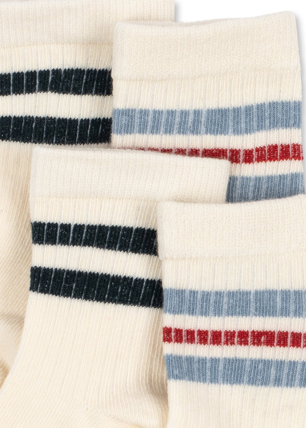 Konges Sløjd 2 Pack Kids Socks - Optic White Konges Sløjd