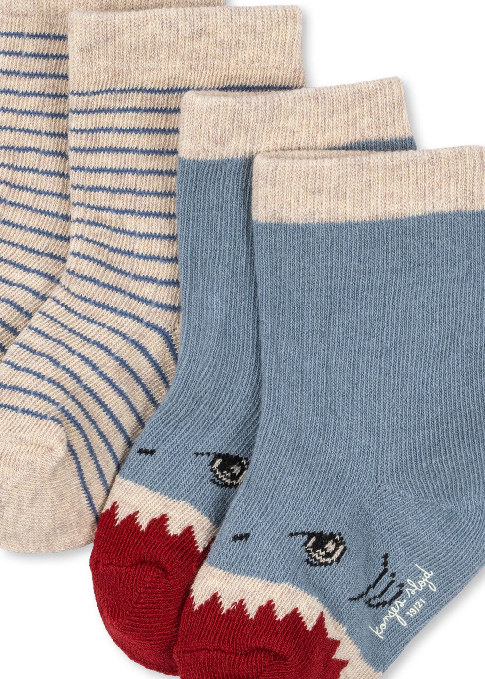 Konges Sløjd 2 Pack Kids Socks - Shark Konges Sløjd