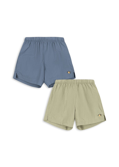Konges Sløjd 2 Pack Pomio Swim Shorts - Tea/Flint Stone Konges Sløjd