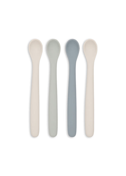 Konges Sløjd 4-Pack Silicone Feeding Spoons | Onyx Konges Sløjd