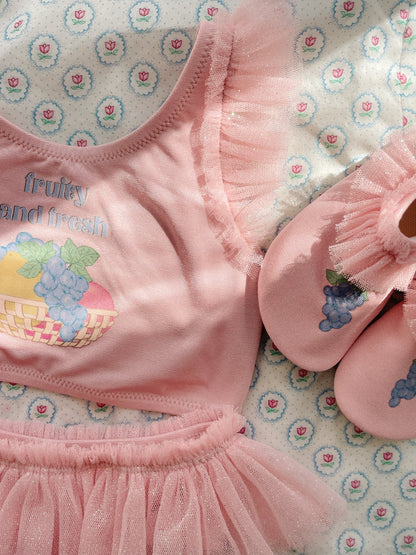 Konges Sløjd Amandine Frill Swim Shoes - Powder Pink Konges Sløjd