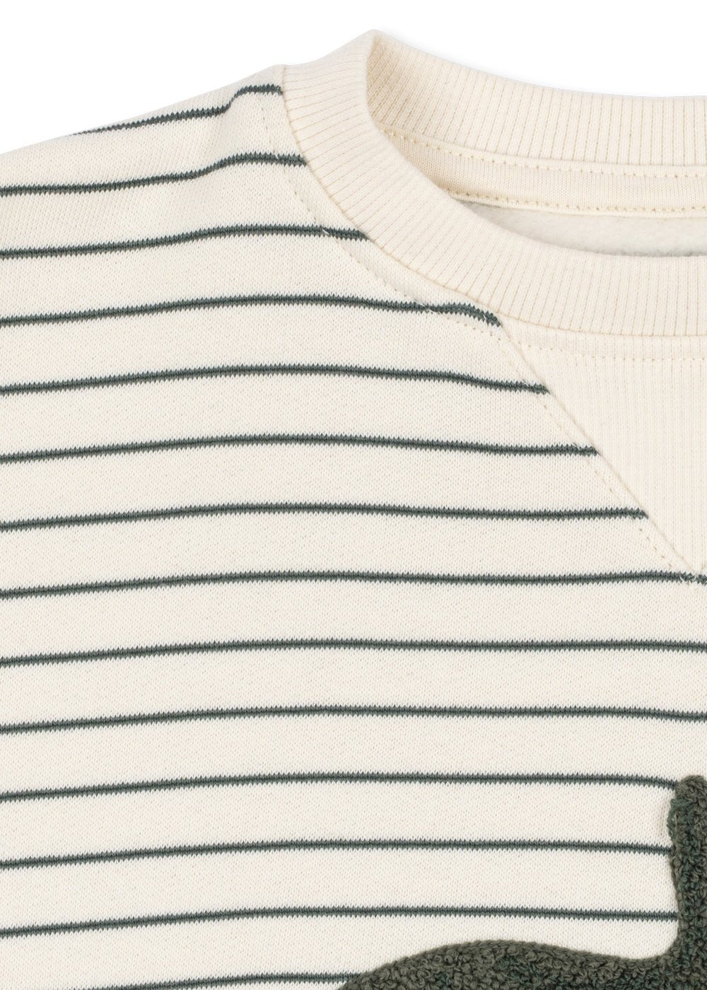 Konges Sløjd Amio Sweatshirt - Cilantro Stripe - image 3