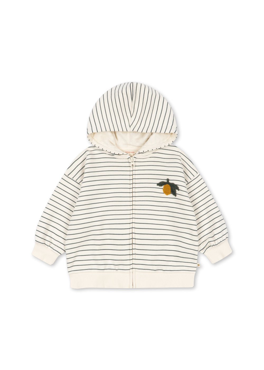 Konges Sløjd Amio Zip Hoodie – Cilantro Stripe Konges Sløjd