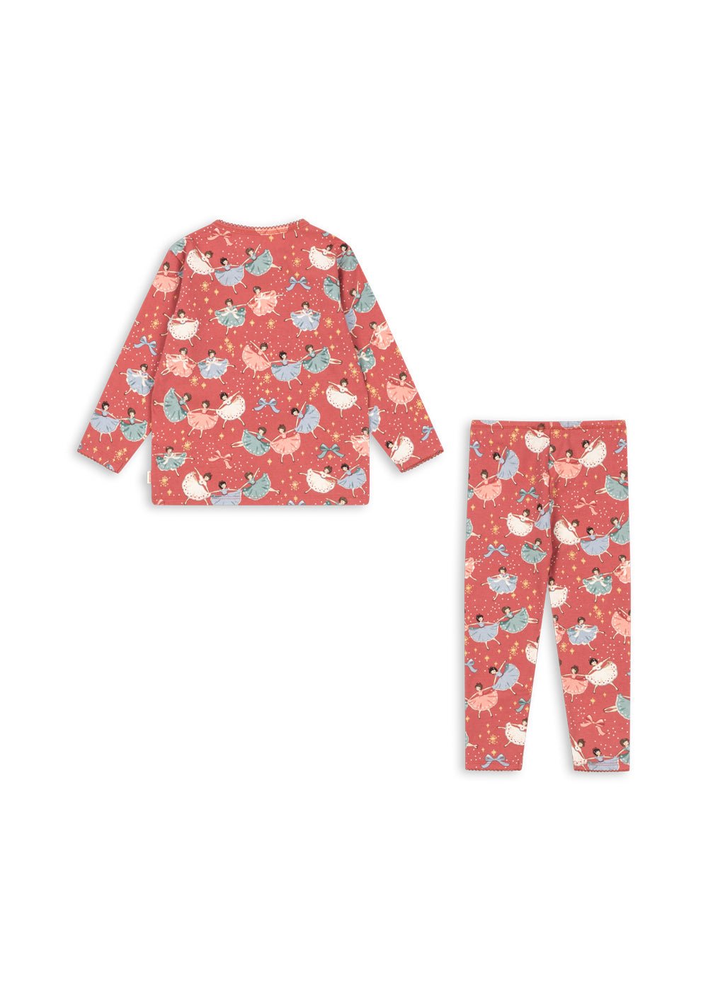Konges Sløjd Basic Blouse/Pants Set - Bow Ballerina Blush - product view 2