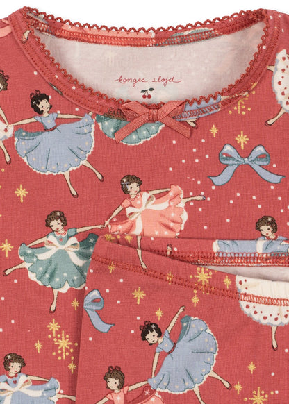 Konges Sløjd Basic Blouse/Pants Set - Bow Ballerina Blush - product view 3