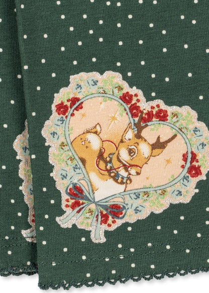 Konges Sløjd Basic Blouse/pants Set - Deer Diary Green by Konges Sløjd