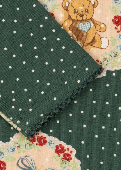 Konges Sløjd Basic Body/pants Set - Deer Diary Green by Konges Sløjd