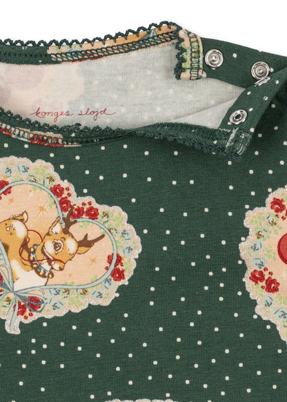 Konges Sløjd Basic Body/pants Set - Deer Diary Green by Konges Sløjd