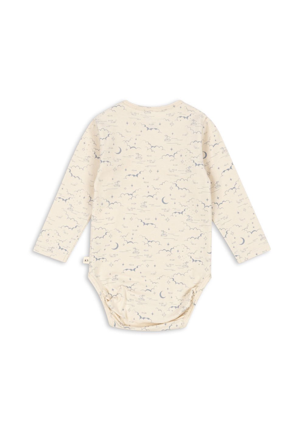 Konges Sløjd Basic Long Sleeve Bodysuit – Cielo Marino Konges Sløjd