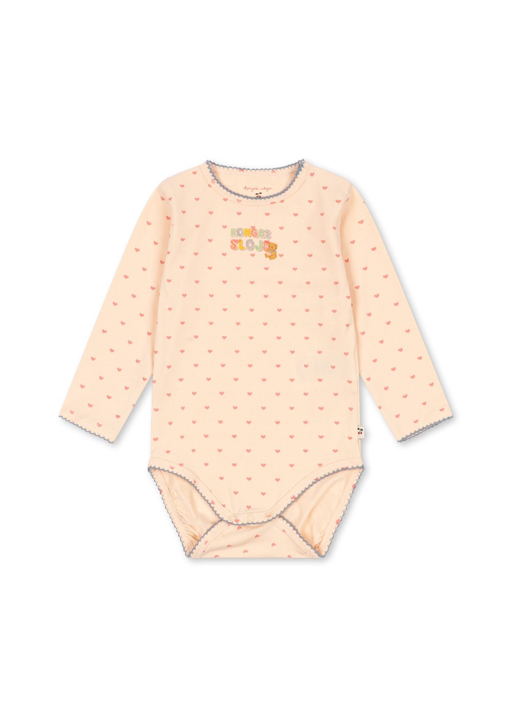 Konges Sløjd Basic Long Sleeve Bodysuit - Teddy Coeur - image 1