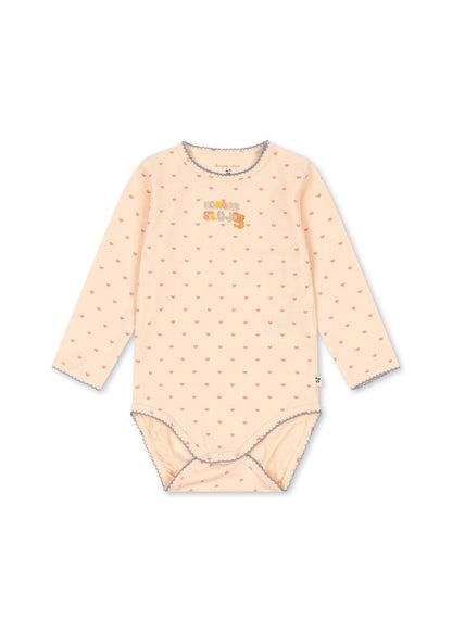 Konges Sløjd Basic Long Sleeve Bodysuit - Teddy Coeur - image 1