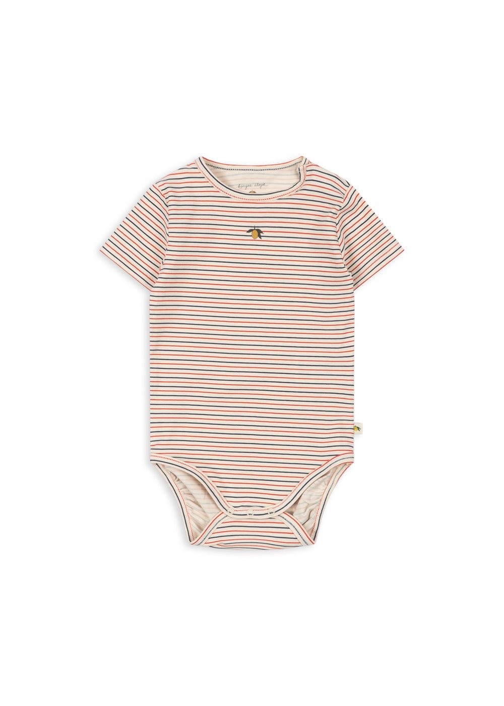 Konges Sløjd Basic Short Sleeve Body - Stripe Tricolore Petit Konges Sløjd