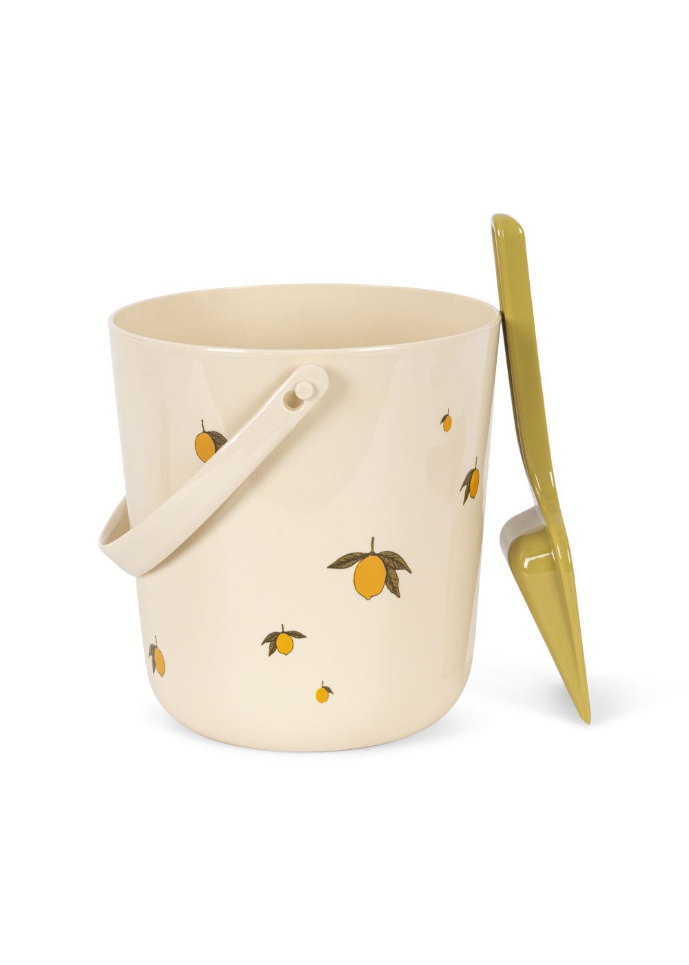 Konges Sløjd Beach Bucket and Shovel-lemon Konges Sløjd