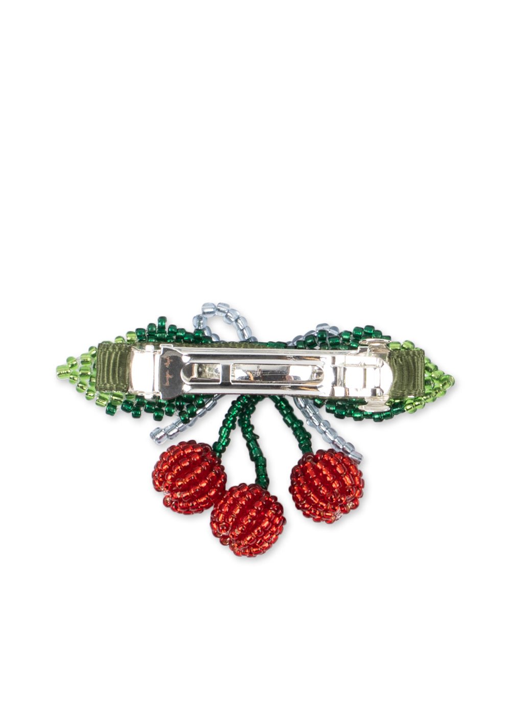 Konges Sløjd Beaded Cherry Bow Hair Clip - Cherry Konges Sløjd