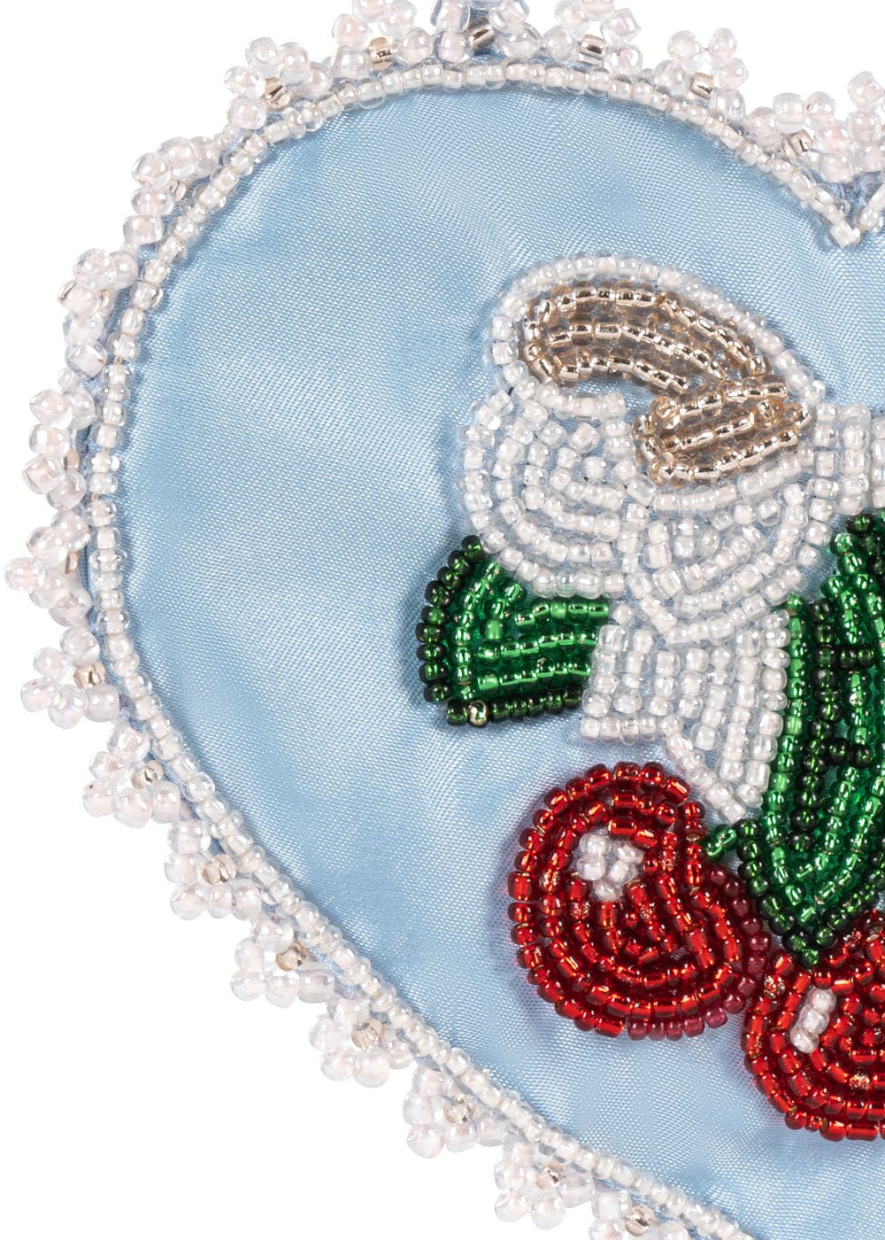 Konges Sløjd Beaded Heart Mini Purse - Ashley Blue Konges Sløjd