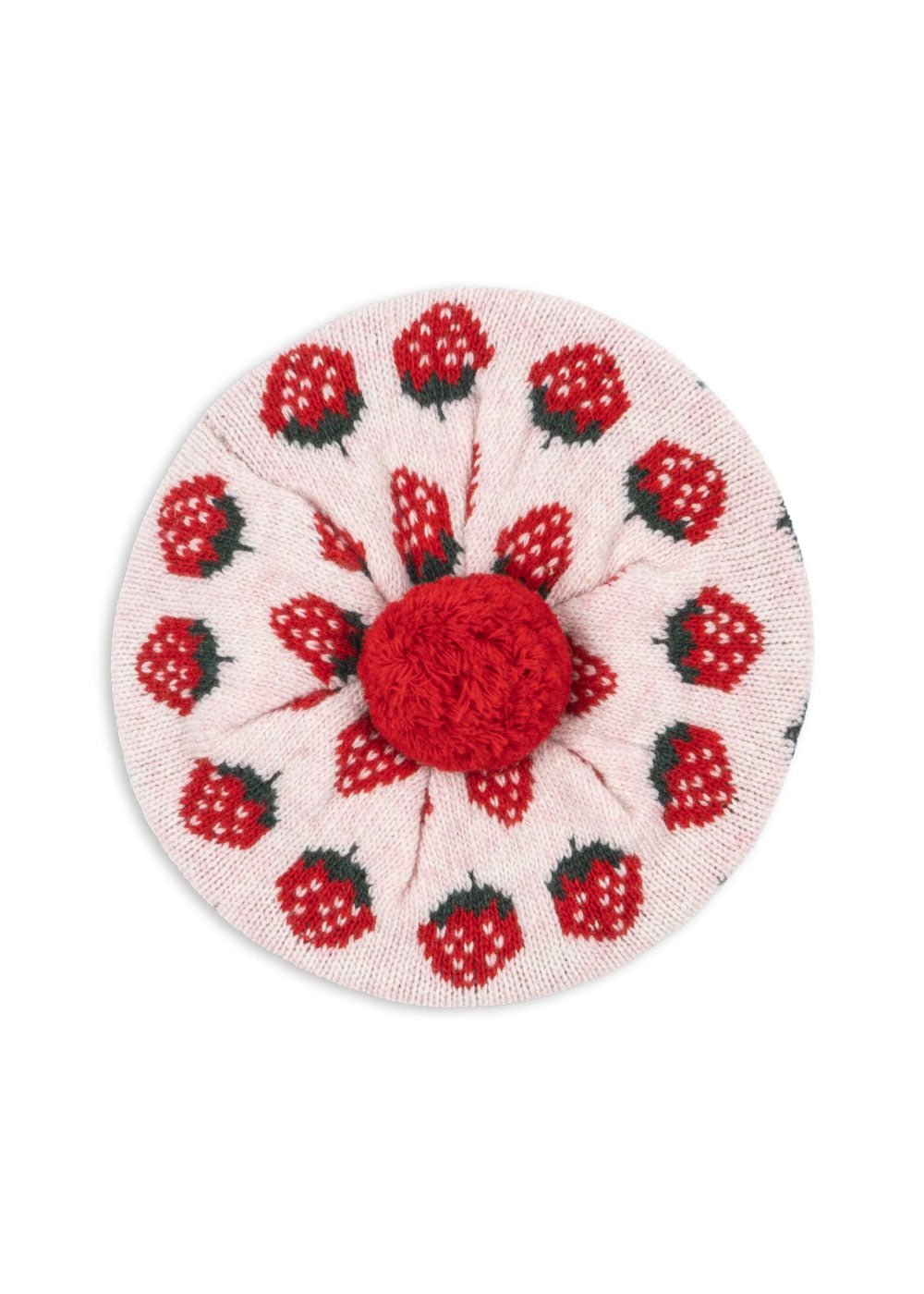 Konges Sløjd Belou Knit Beret - Strawberry Konges Sløjd