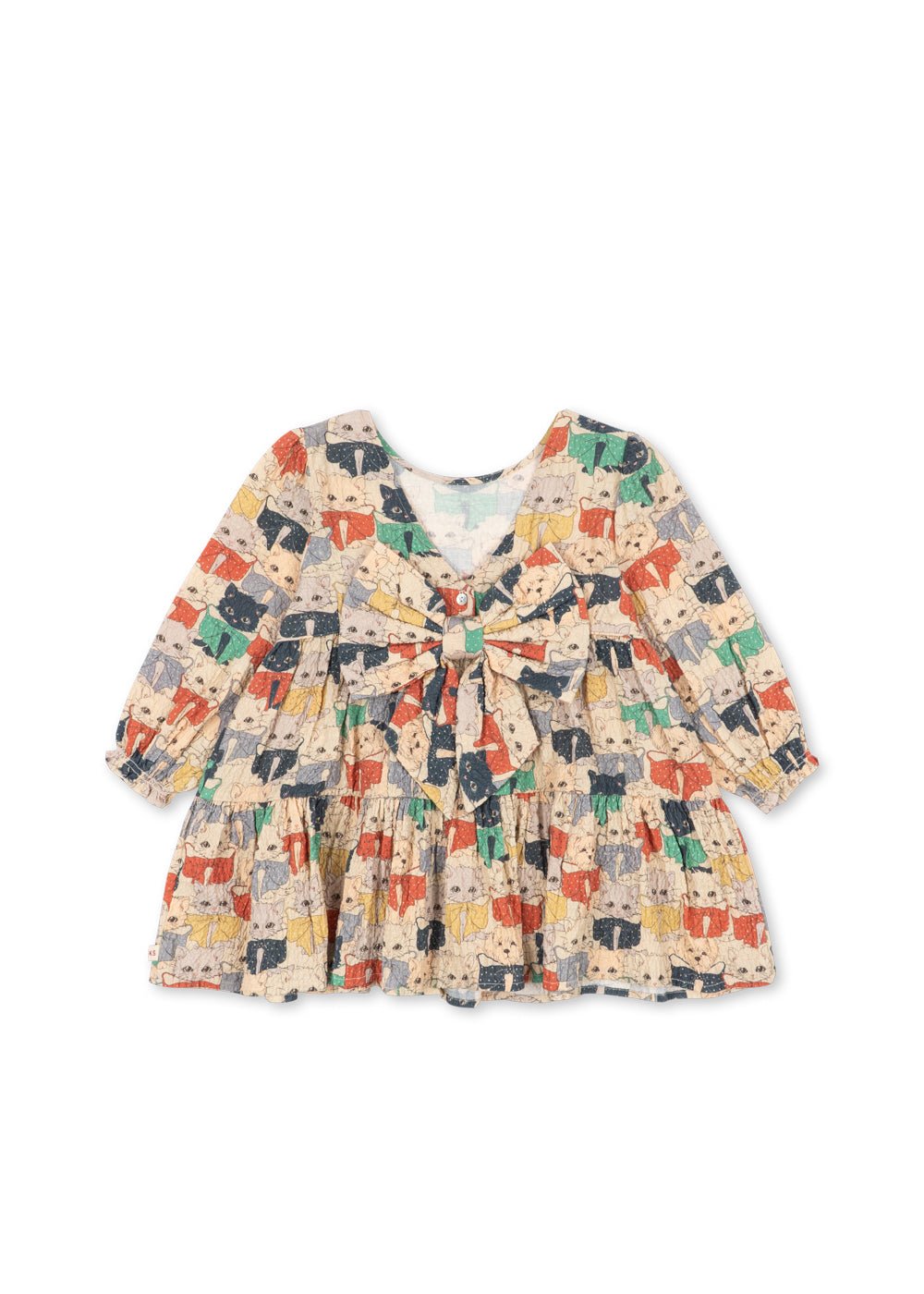 Konges Sløjd Elin Long Sleeve Bow Dress - Like Cats and Dogs - image 5