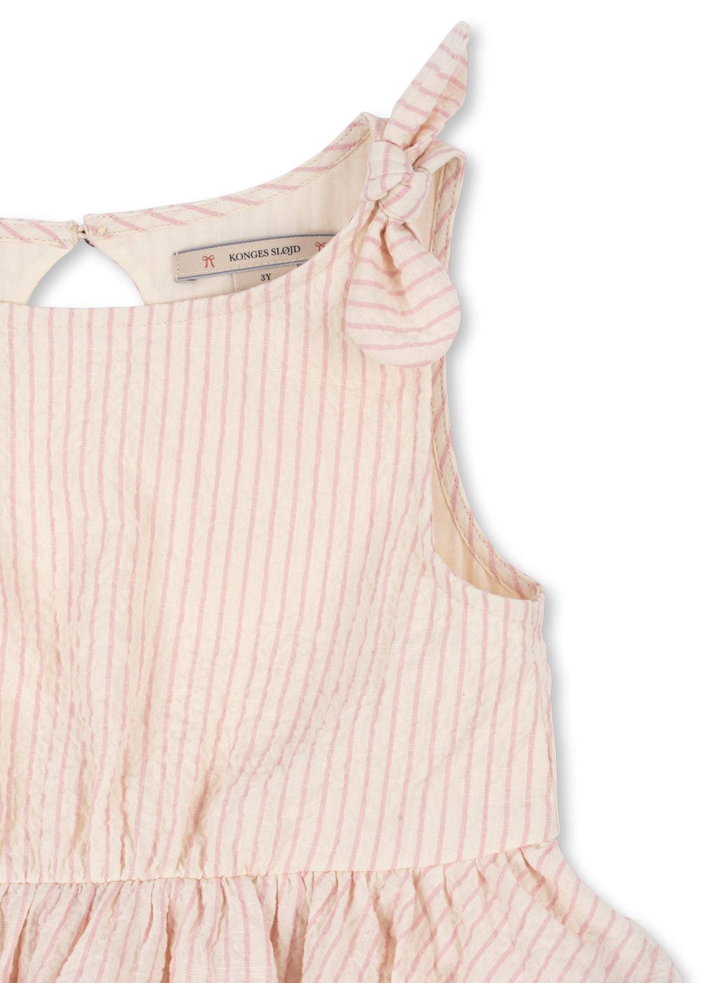 Konges Sloejd Ellie Dress in Cherry Seersucker Konges Sløjd