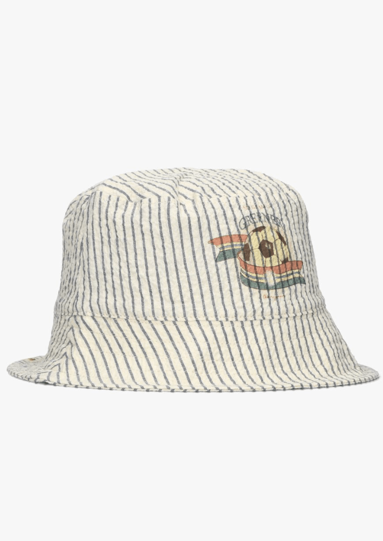 Konges Sløjd Elliot Bucket Hat-Stripe Bluie Konges Sløjd