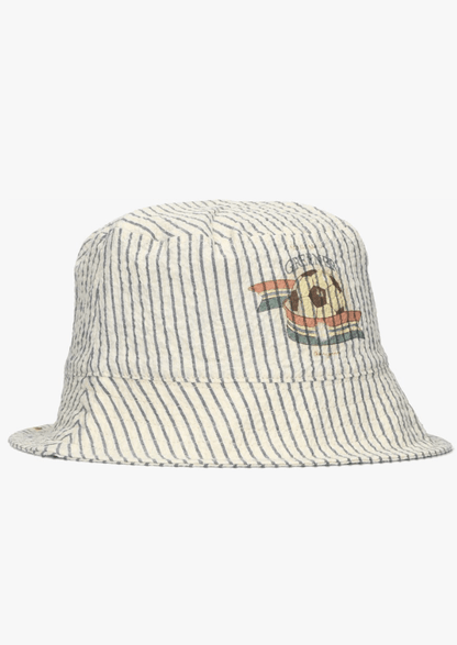 Konges Sløjd Elliot Bucket Hat-Stripe Bluie Konges Sløjd