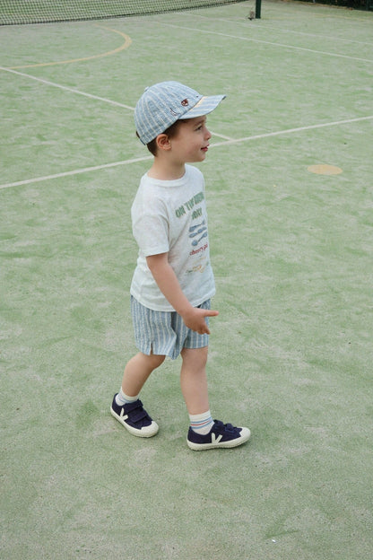 Konges Sløjd Elliot Shark Cap - Trio Bleu Stripe Konges Sløjd