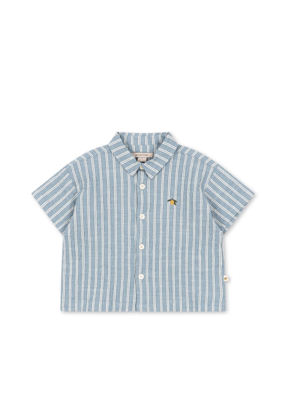 Konges Sløjd Elliot Short Sleeve Shirt - Trio Bleu Stripe Konges Sløjd