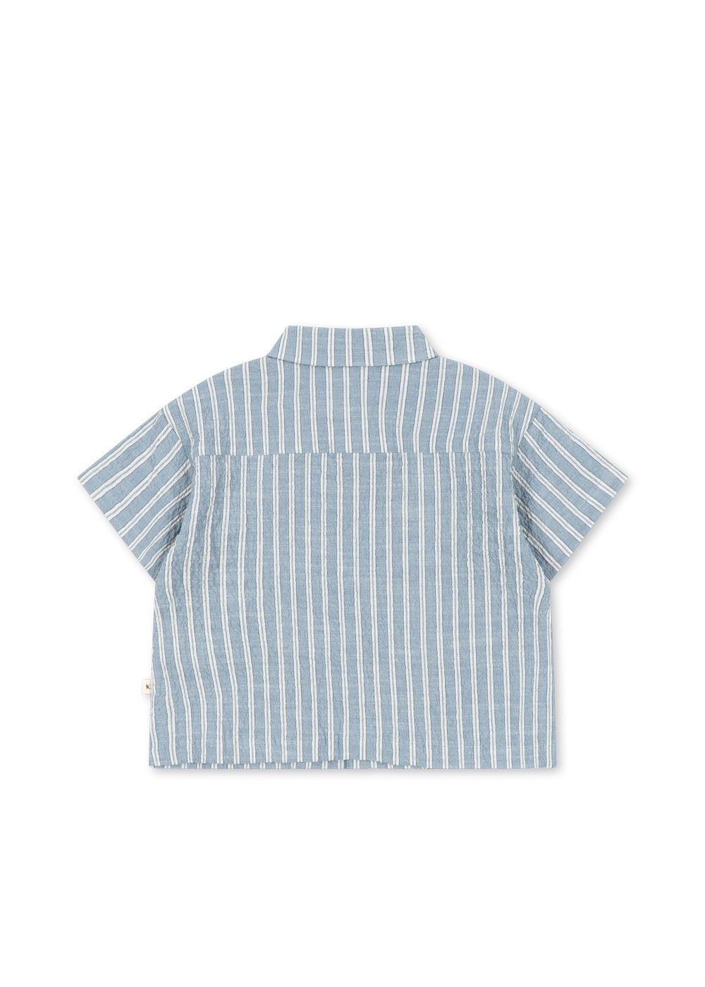 Konges Sløjd Elliot Short Sleeve Shirt - Trio Bleu Stripe Konges Sløjd