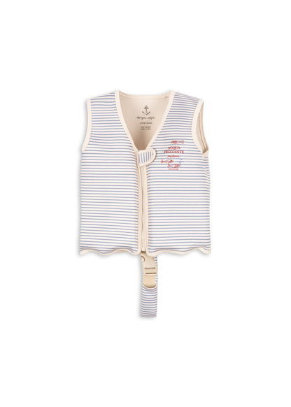 Konges Sløjd ELLIS SWIM VEST - stripe bluie Konges Sløjd