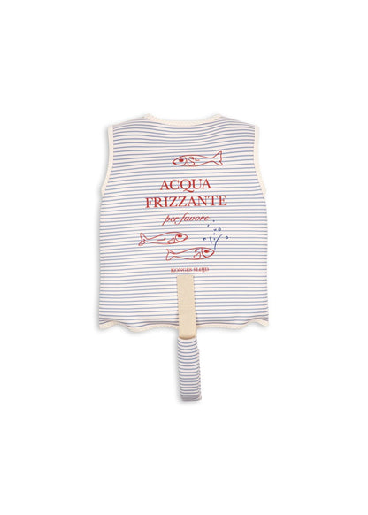 Konges Sløjd ELLIS SWIM VEST - stripe bluie Konges Sløjd