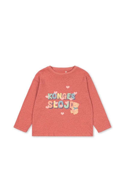 Konges Sløjd Era Long Sleeve Tee - Faded Rose product image