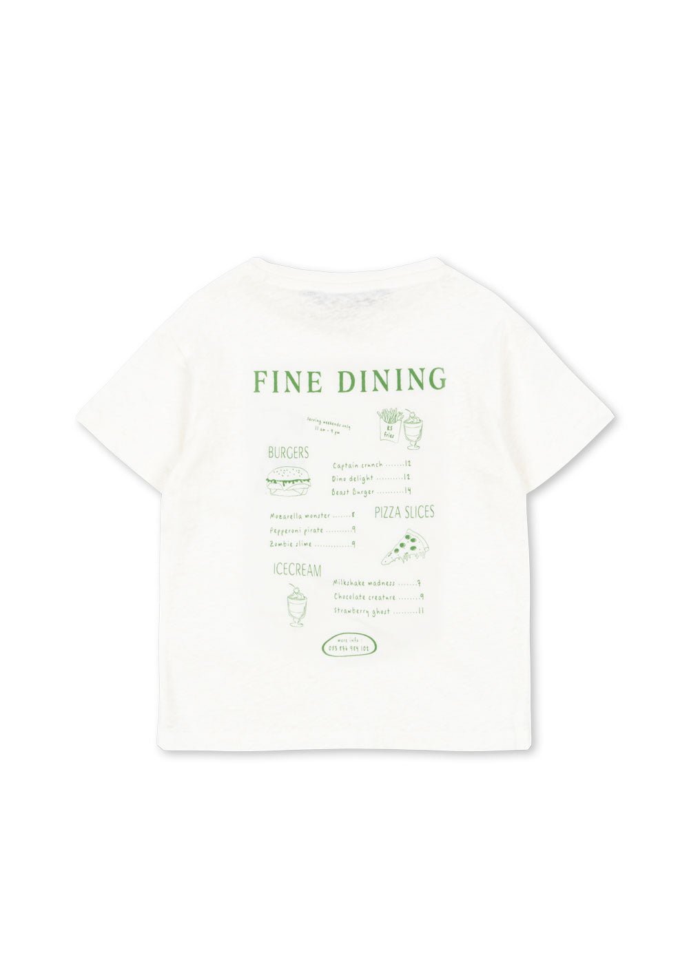 Konges Sløjd ERA TEE - off white/fine dining Konges Sløjd