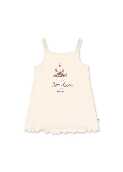 Konges Sløjd FAMO STRAP DRESS - ecru Konges Sløjd