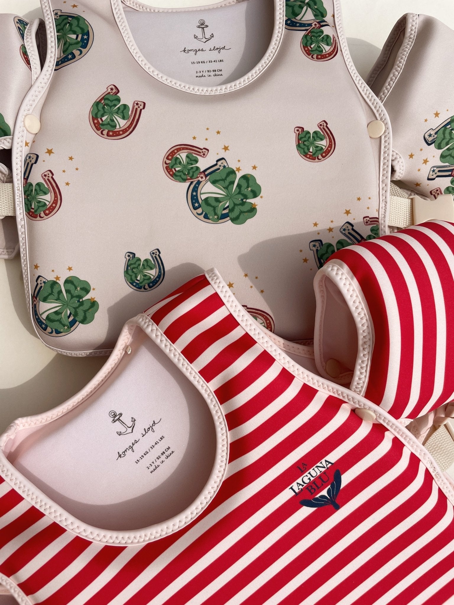 Konges Sløjd Hollis Swim Water Wings - Stripe Rouge