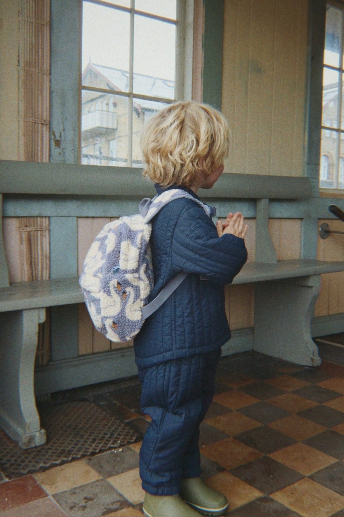 Konges Sløjd Jody Teddy Backpack - Swan - image 4