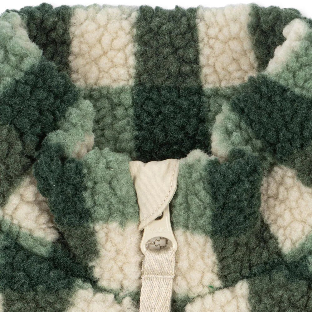 Konges Sløjd Jody Teddy Jacket - Green Check Konges Sløjd