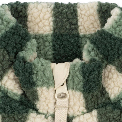 Konges Sløjd Jody Teddy Jacket - Green Check Konges Sløjd