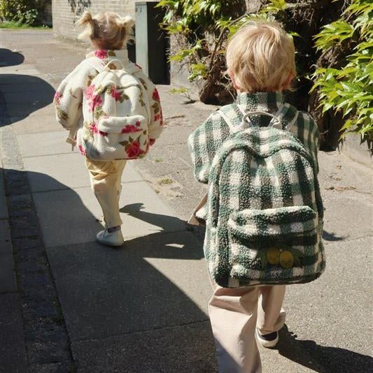 Konges Sløjd Jody Teddy Jacket - Green Check Konges Sløjd