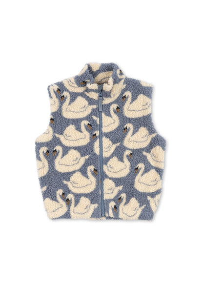 Konges Sløjd Jody Teddy Vest - Swan - image 1
