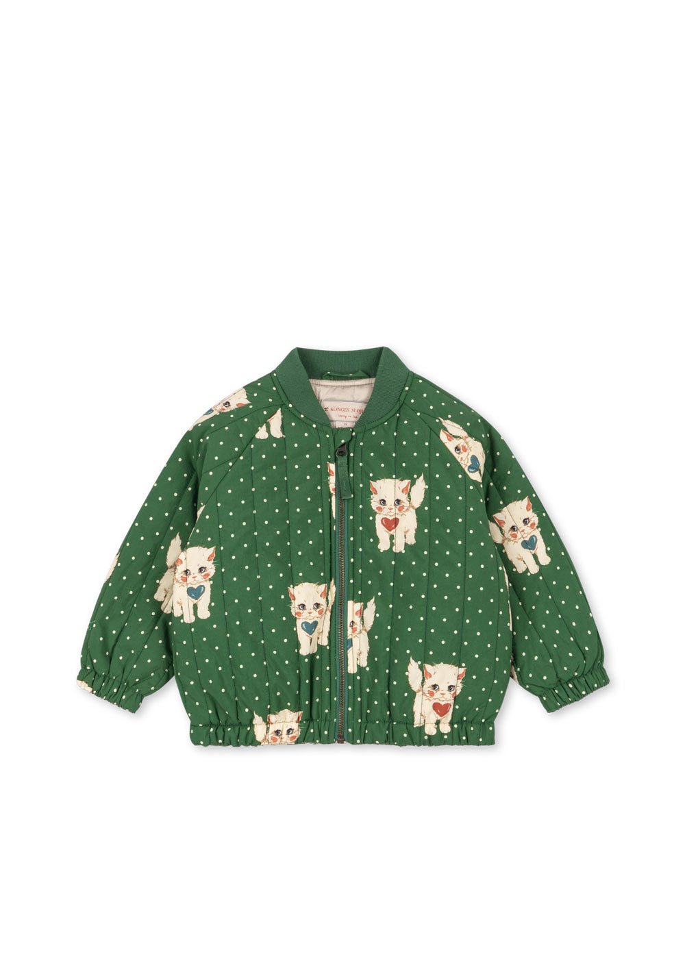 Konges Sløjd Juno Printed Bomber Jacket – Dot Miao Verde Konges Sløjd