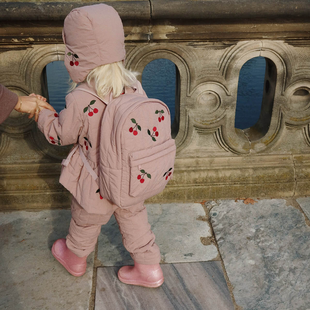 Konges Sloejd Kids JUNO Quilted Backpack - Twilight Mauve Konges Sløjd