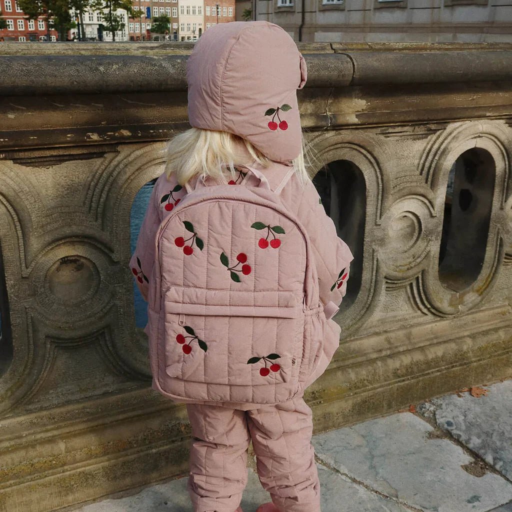 Konges Sloejd Kids JUNO Quilted Backpack - Twilight Mauve Konges Sløjd