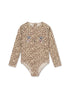 Konges Sløjd KITTY LONG SLEEVE SWIMSUIT - leo Konges Sløjd